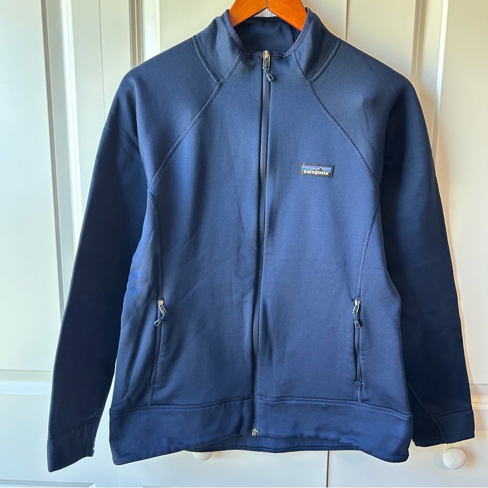 Patagonia Full-Zip Fleece Jacket – Navy Blue – Size‎ M